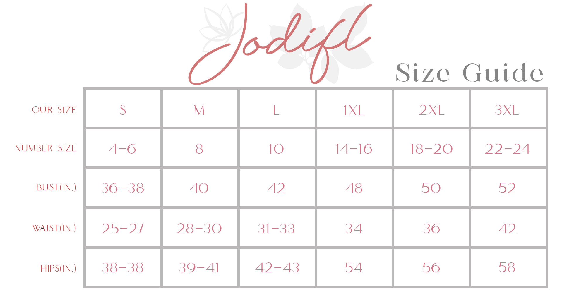 Size guide